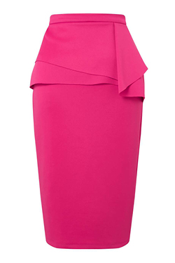 Miss Selfridge Pink Origami Pencil Skirt