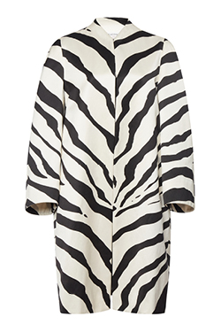 Lanvin Zebra Cotton-Blend Coat