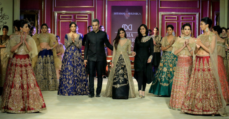 Shyamal & Bhumika at FDCI India Couture Week 2017