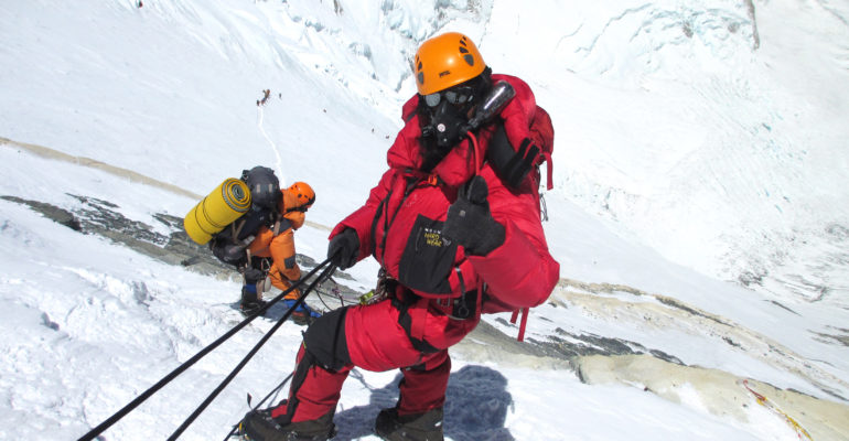 Arunima Sinha at the Top of Mount Everest