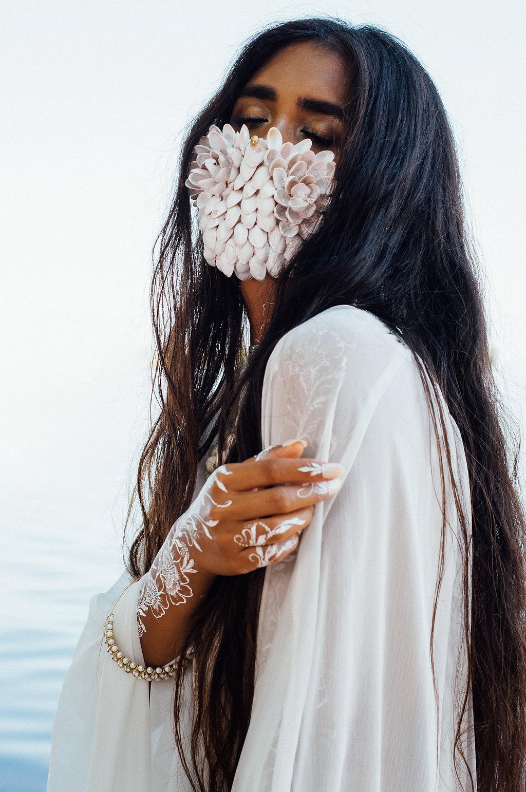 White Henna Editorial Photography by Tara Noelle Look 1