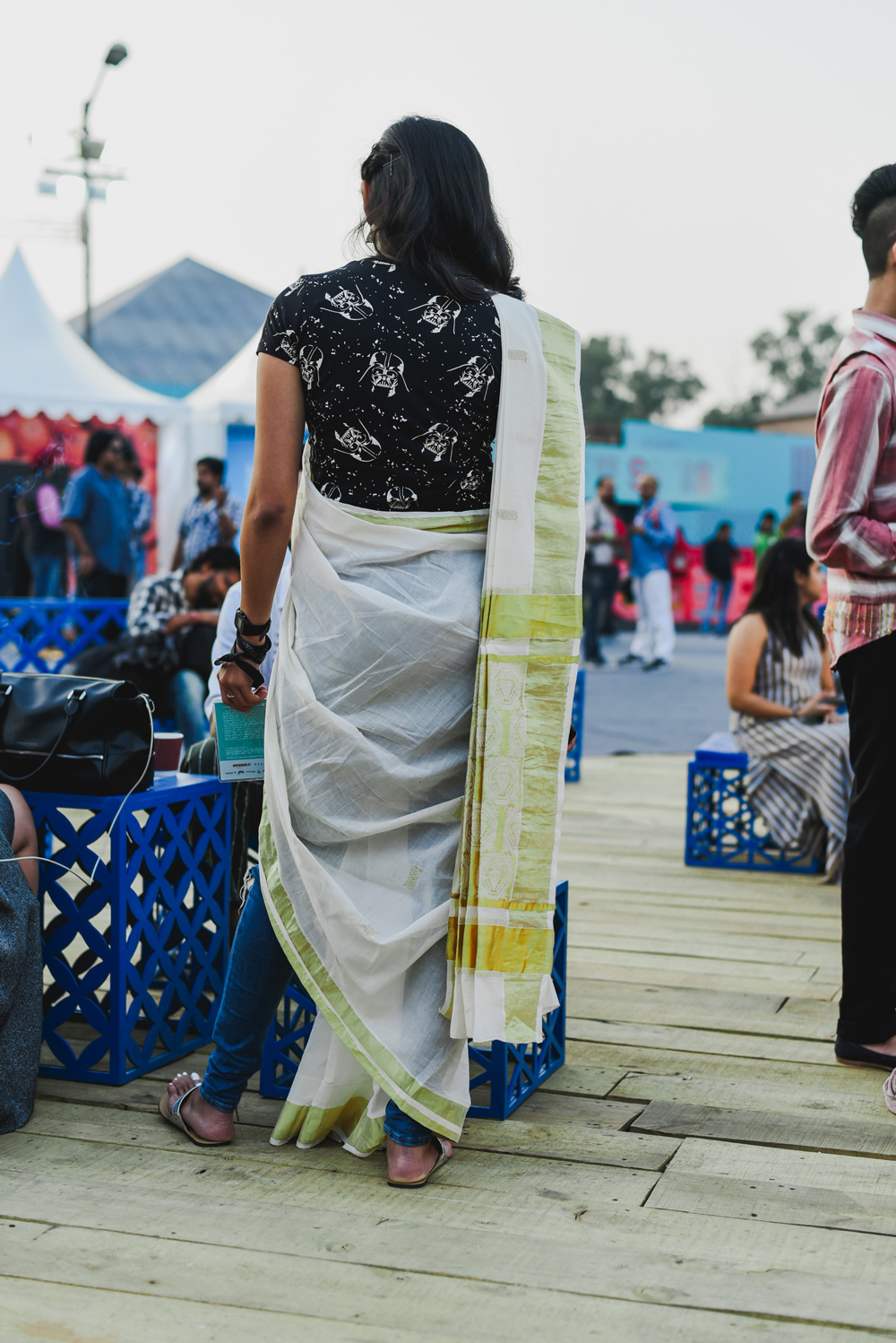 Street Style Amazon India Fashion Week Spring Summer 2018; Photo by The Co Lab