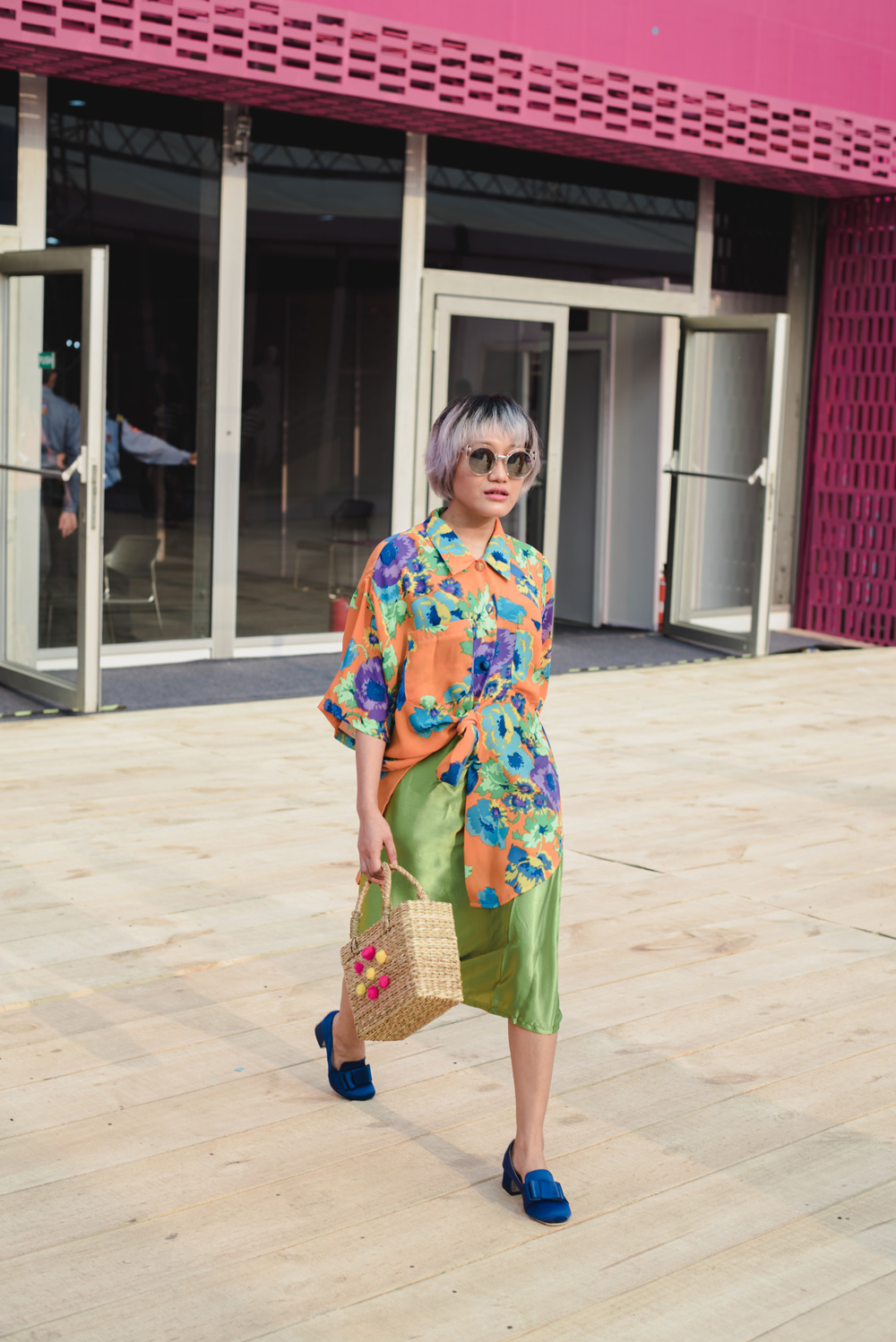 Blogger Aien Jamir Street Style Amazon India Fashion Week Spring Summer 2018; Photo by The Co Lab
