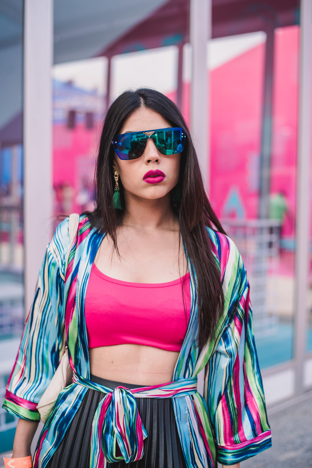 Blogger Kalita Street Style Amazon India Fashion Week Spring Summer 2018; Photo by The Co Lab