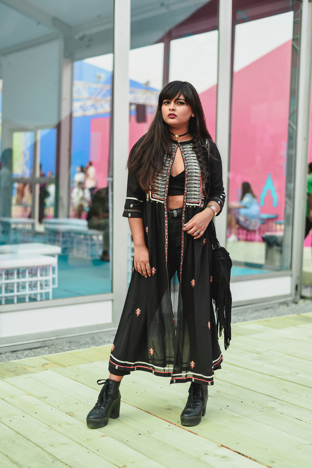 Stylist Aisha | Street Style Amazon India Fashion Week Spring Summer 2018; Photo by The Co Lab