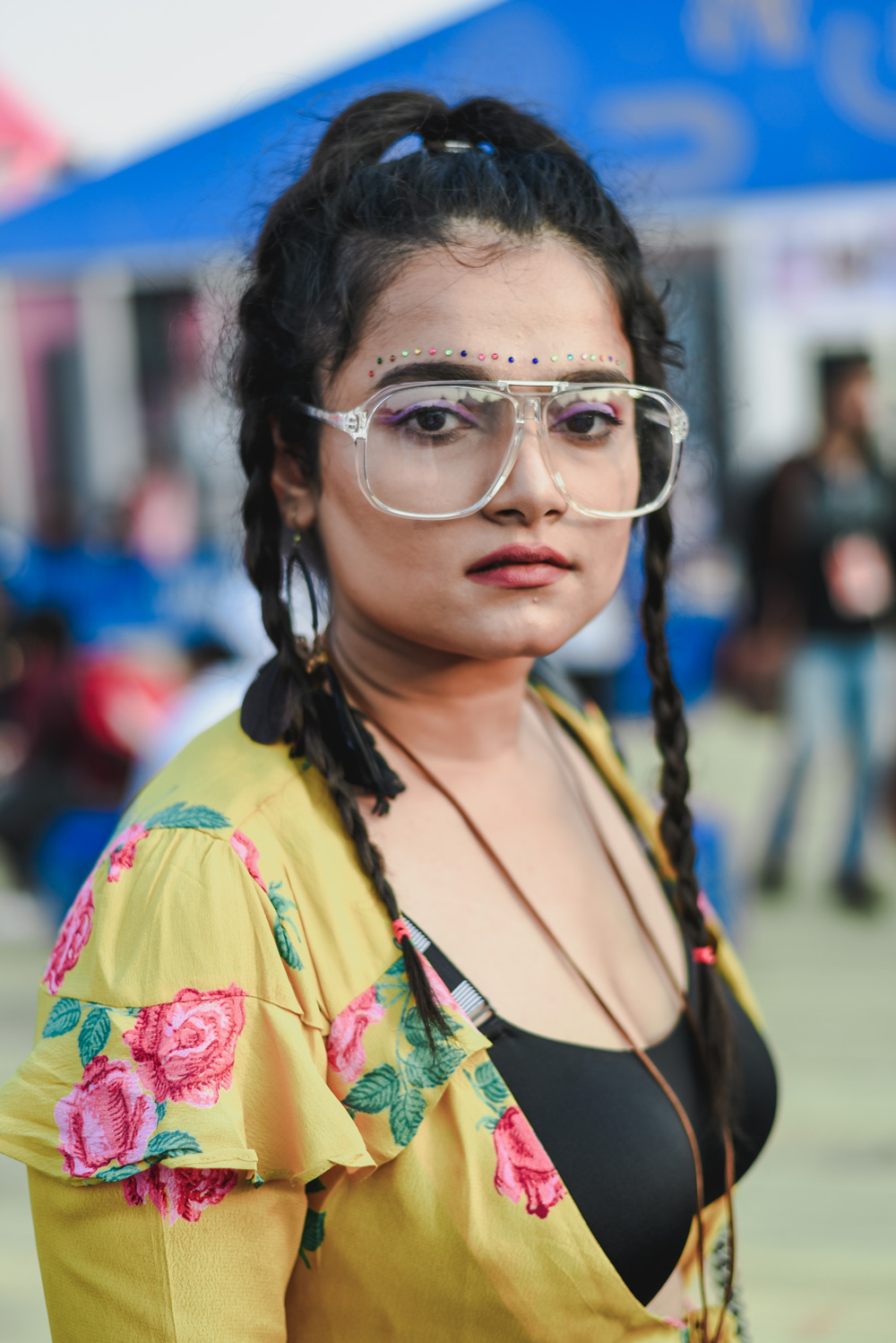 Blogger Jeysha Tripathi | Street Style Amazon India Fashion Week Spring Summer 2018; Photo by The Co Lab