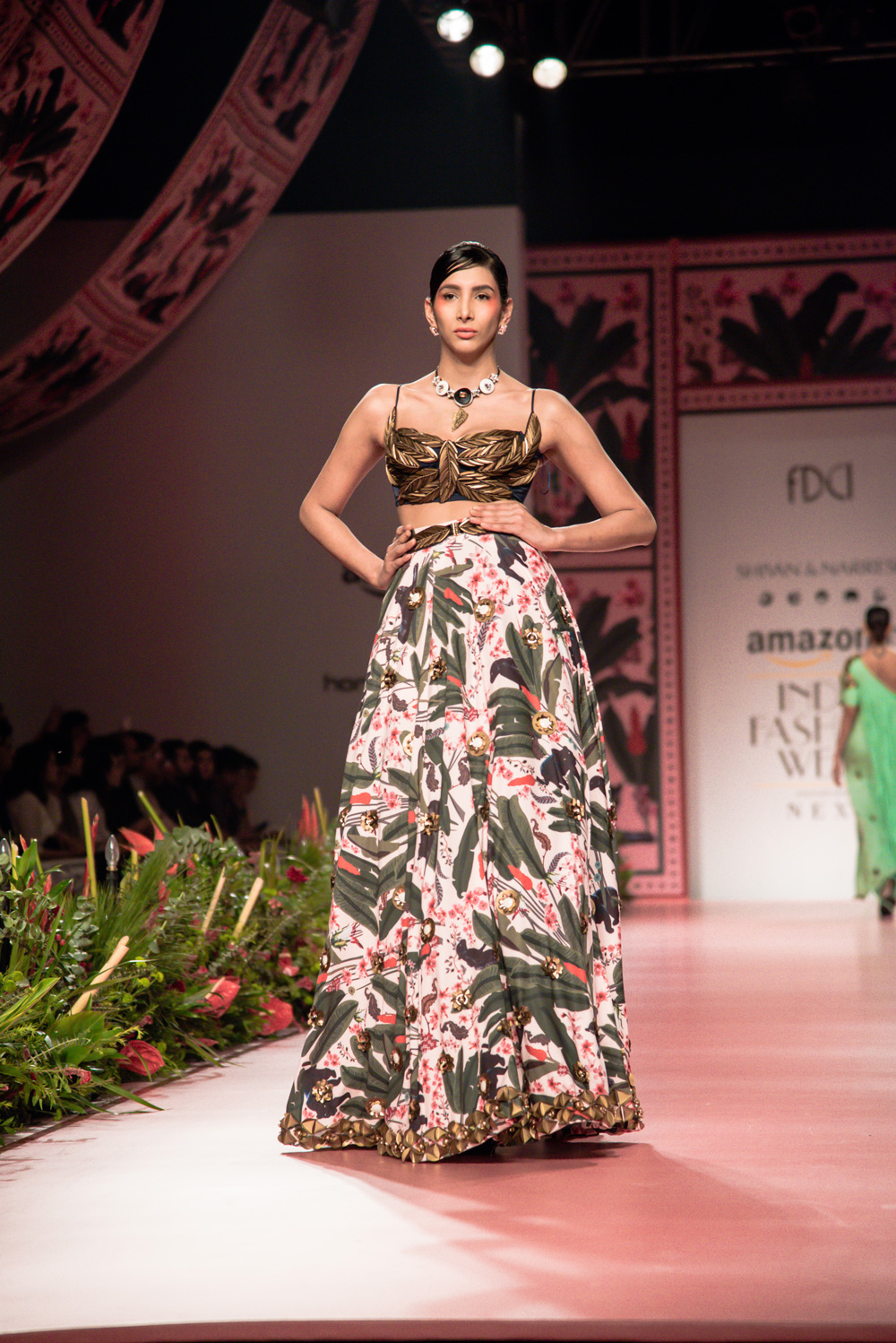 Shivan and Narresh FDCI Amazon India Fashion Week Spring Summer 2018 Look 12