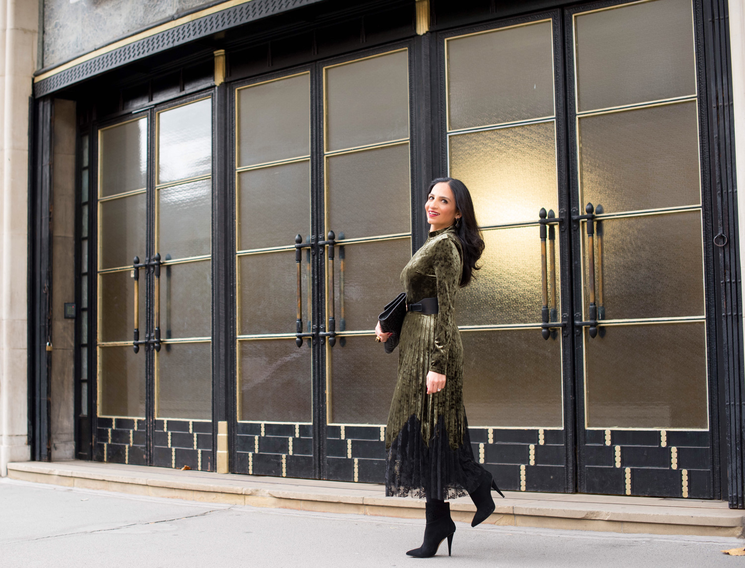 London Winter Style Tips: Velvet Dress; Isha's Verdict
