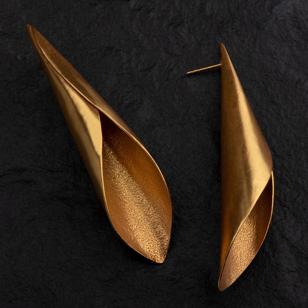 Bloom - Zardozi Magazine - Gold Plated Earrings