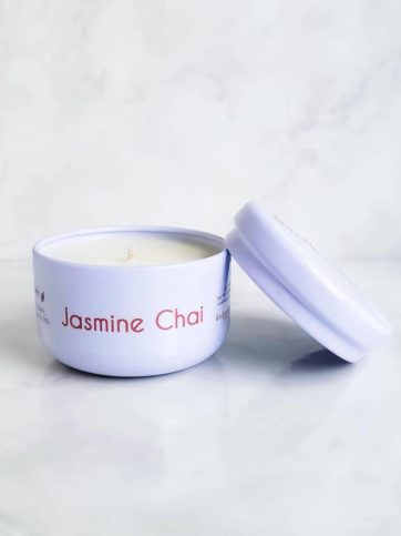 Jasmine Chai Soy Travel Tin Candle - Zardozi Magazine - Soy Candle
